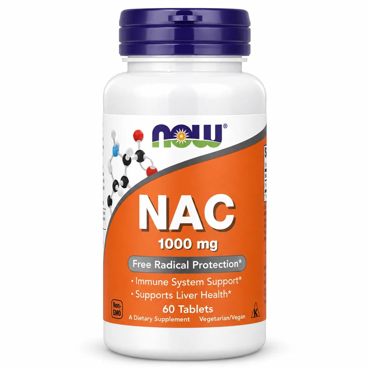 NAC 1.000 MG 60 TABLETAS - NOW FOODS