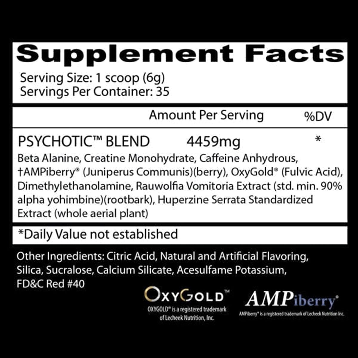 PSYCHOTIC RED 35 SERVICIOS FRUIT PUNCH - INSANE LABz