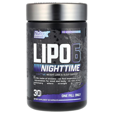 Lipo 6 Nighttime 30 - - Caps