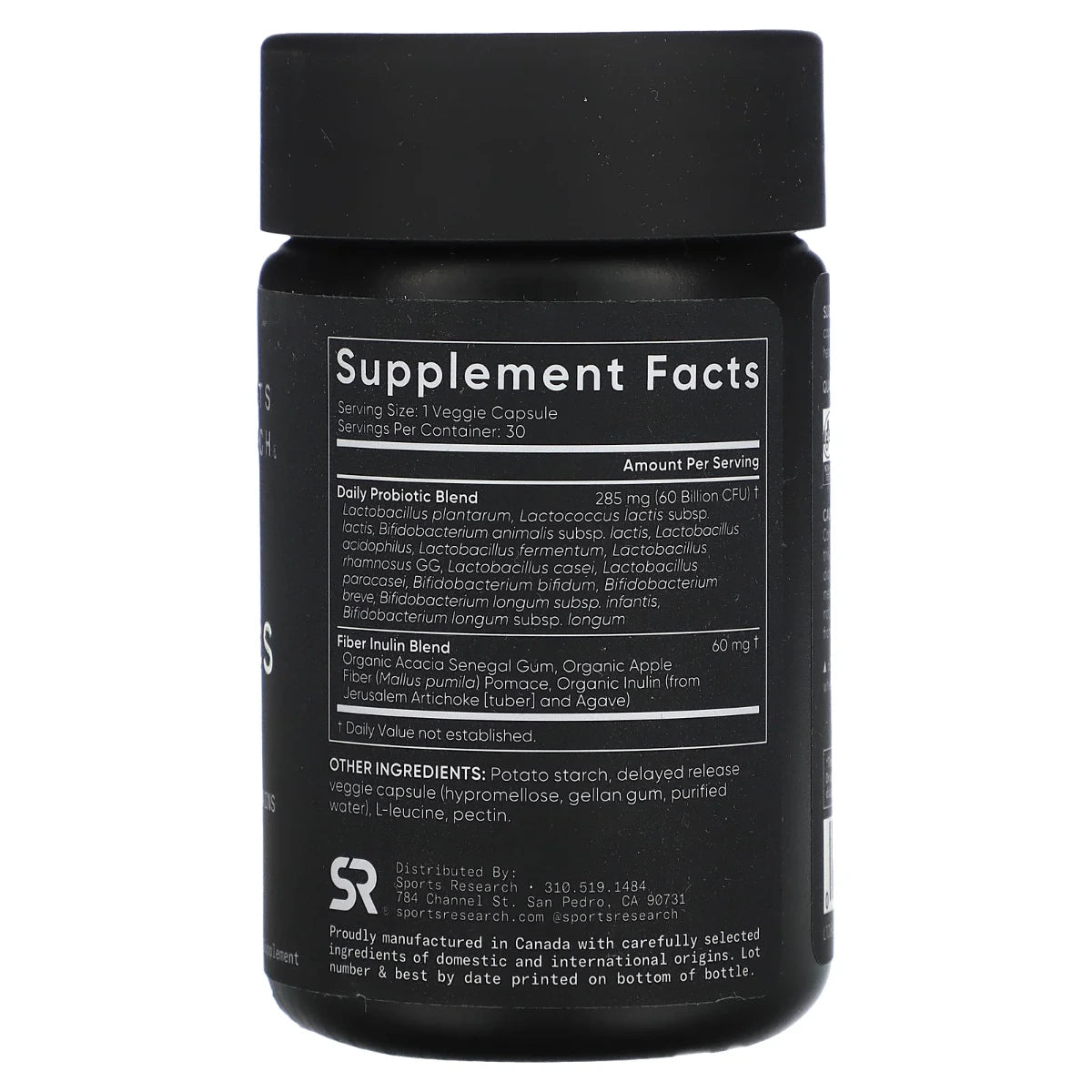 Probiotics 60 billion CFU 30 capsules Sports Research