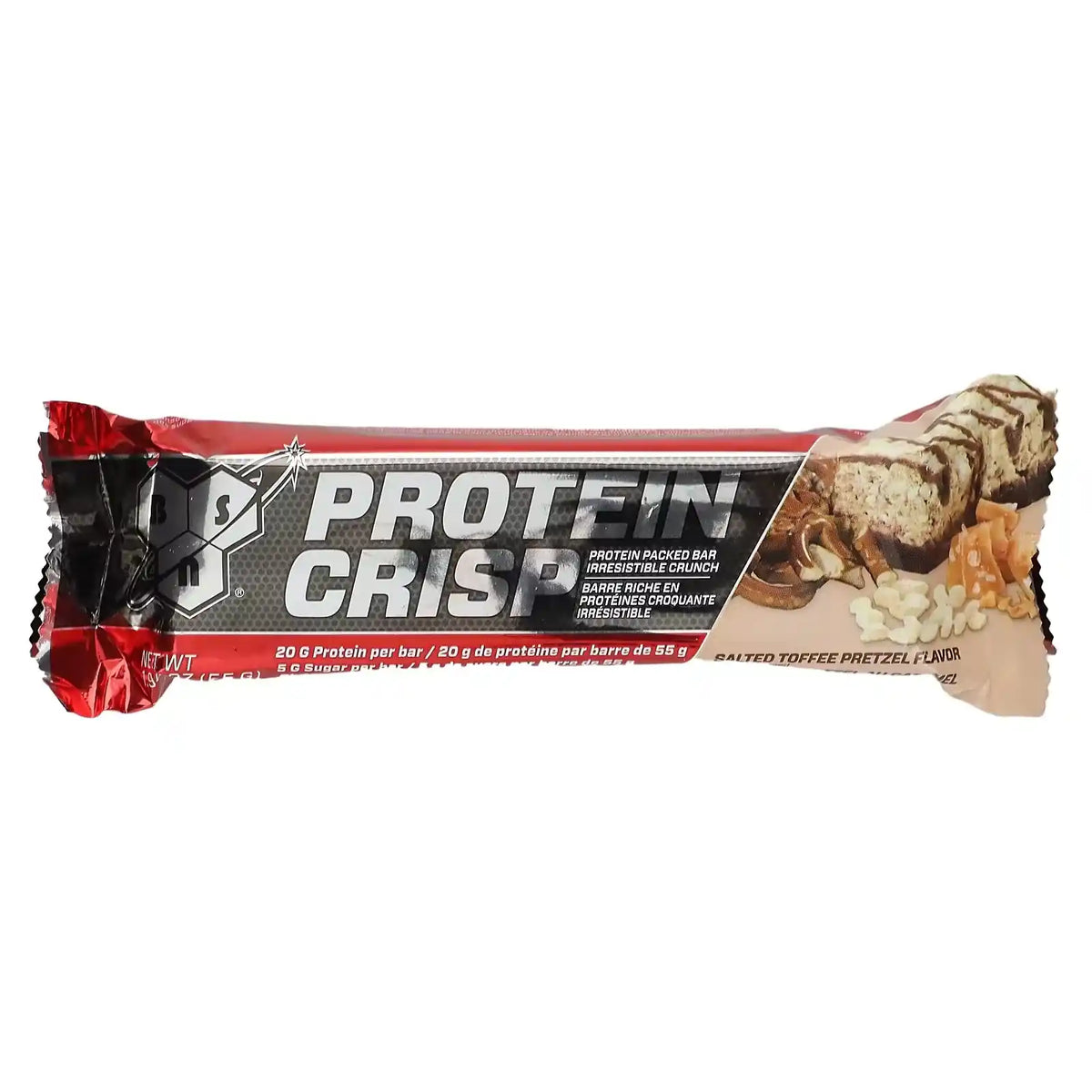 PROTEIN BAR SALTED TOFFEE PRETZEL - BSN