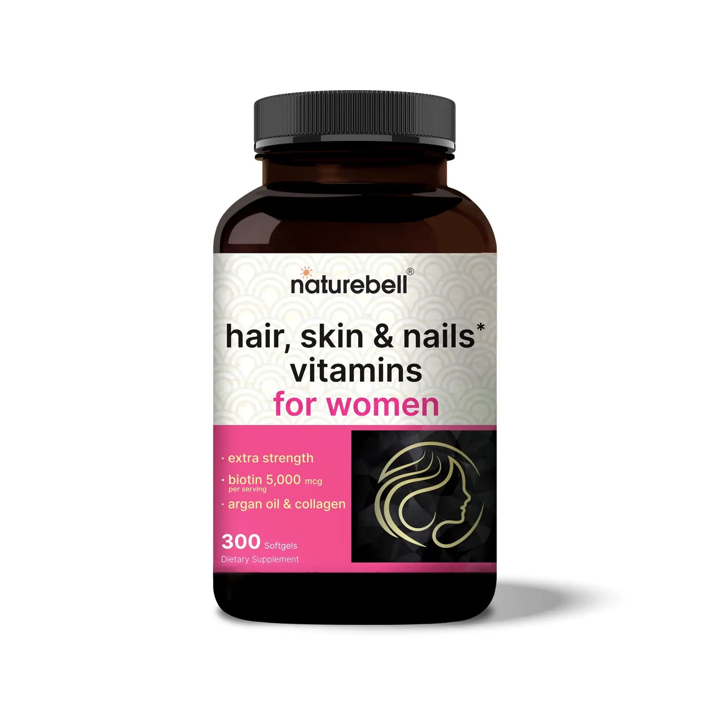 HAIR SKIN & NAILS 300 SOFTGELS NATUREBELL
