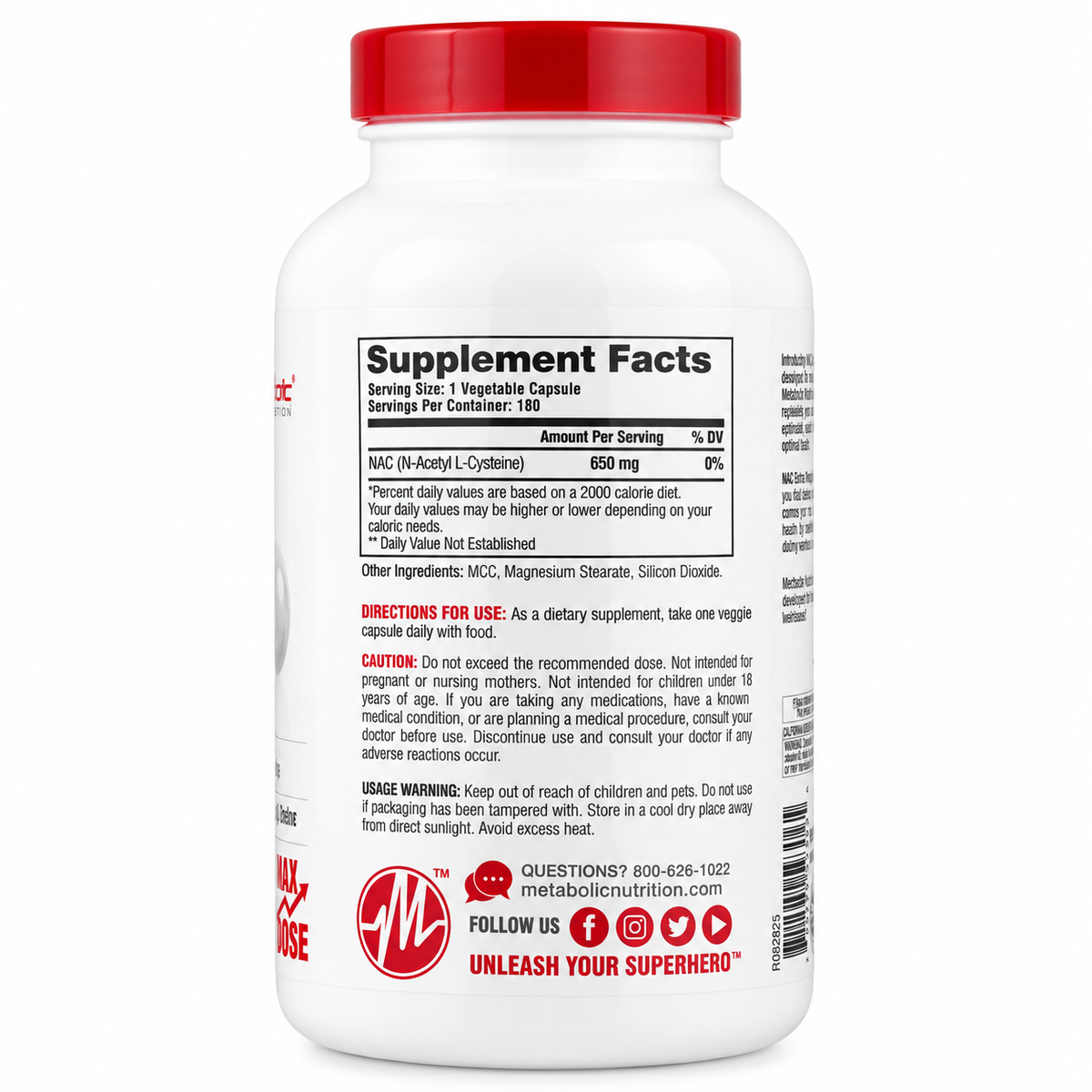 NAC 180 caps Metabolic