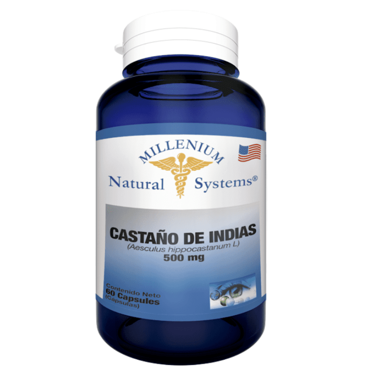 CASTA„O DE INDIAS 500 MG 60 CçPSULAS - NATURAL SYSTEMS