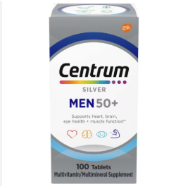 SILVER MENS X 100 TABLETAS - CENTRUM