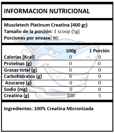 Creatina Platinum Muscletech