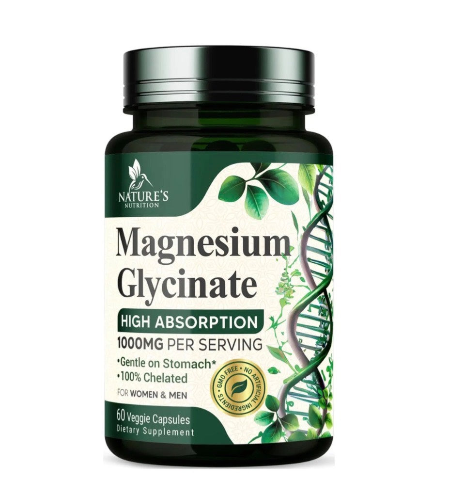 GLICINATO DE MAGNESIO 1.000 MG X 120 CAP NATURES NUTRITION