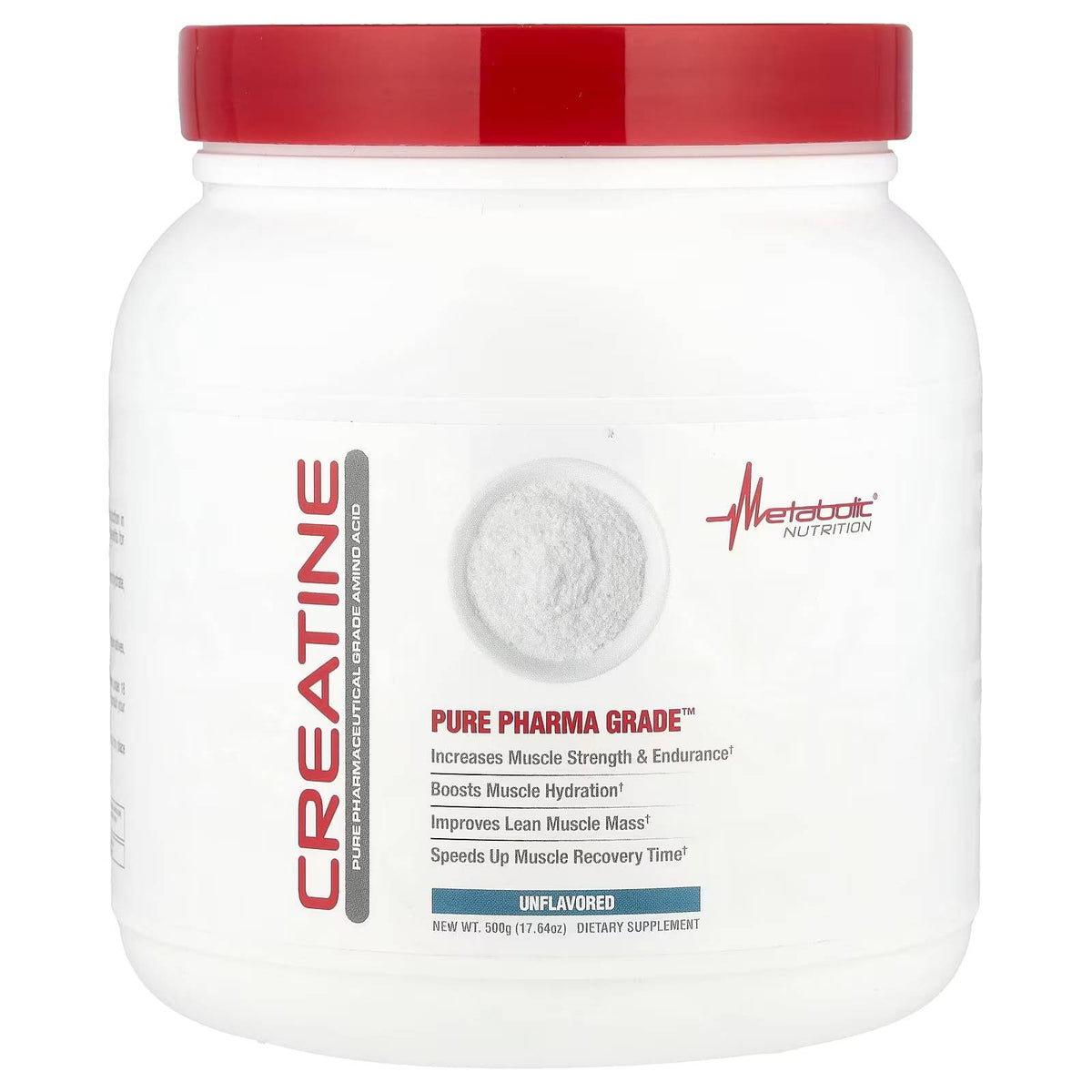 CREATINA MONOHIDRATO 500 G - METABOLIC NUTRITION