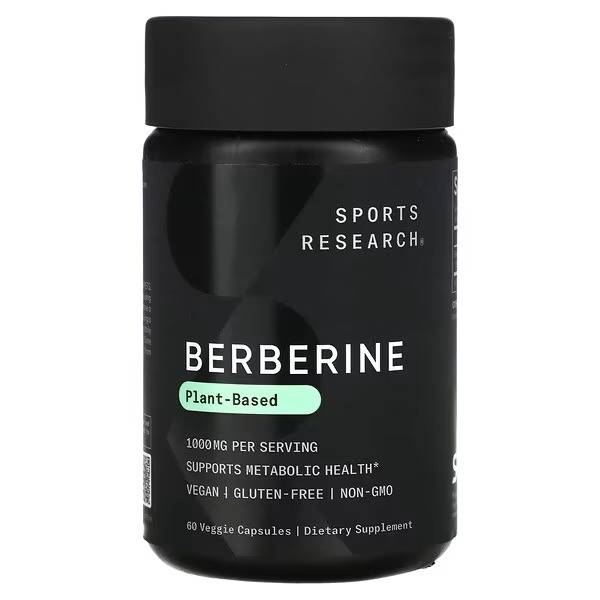 BERBERINA 1000 MG 60 CAPSULES SPORTS RESEARCH