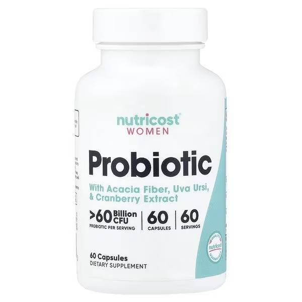 PROBIOTIC 60 BILLION CFU 60 CAPSULES NUTRICOST WOMEN