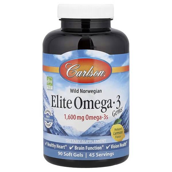 ELITE OMEGA 3 1600 MG 90 SOFTGELS CARLSON