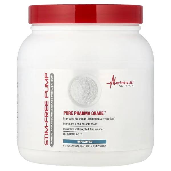 STIM FREE PRE-WORKOUT 300 GR 30 SERV METABOLIC