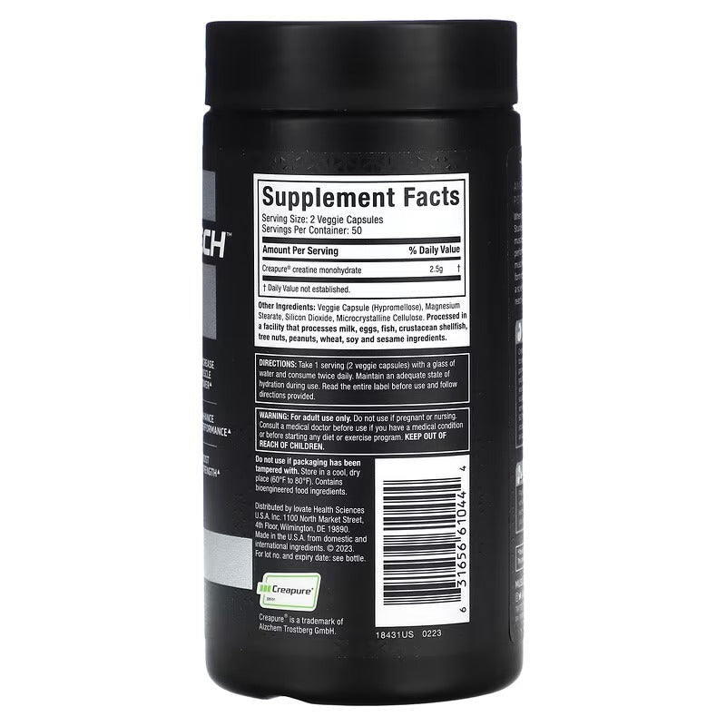 100% CREATINA CAPSULAS MUSCLETECH
