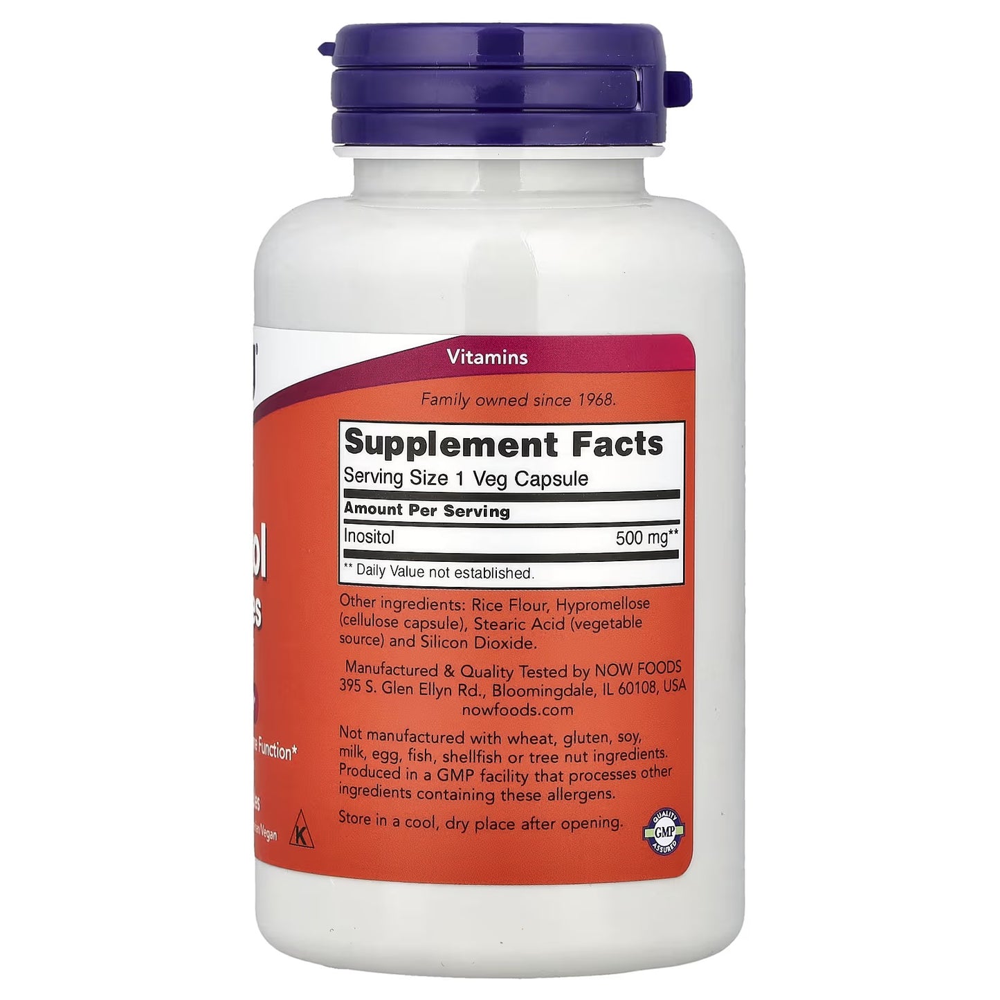INOSITOL 550 MG NOW