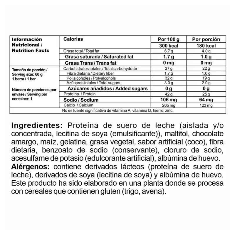 FIT BAR CHOCOLATE 720 G - NUTRAMERICAN PHARMA