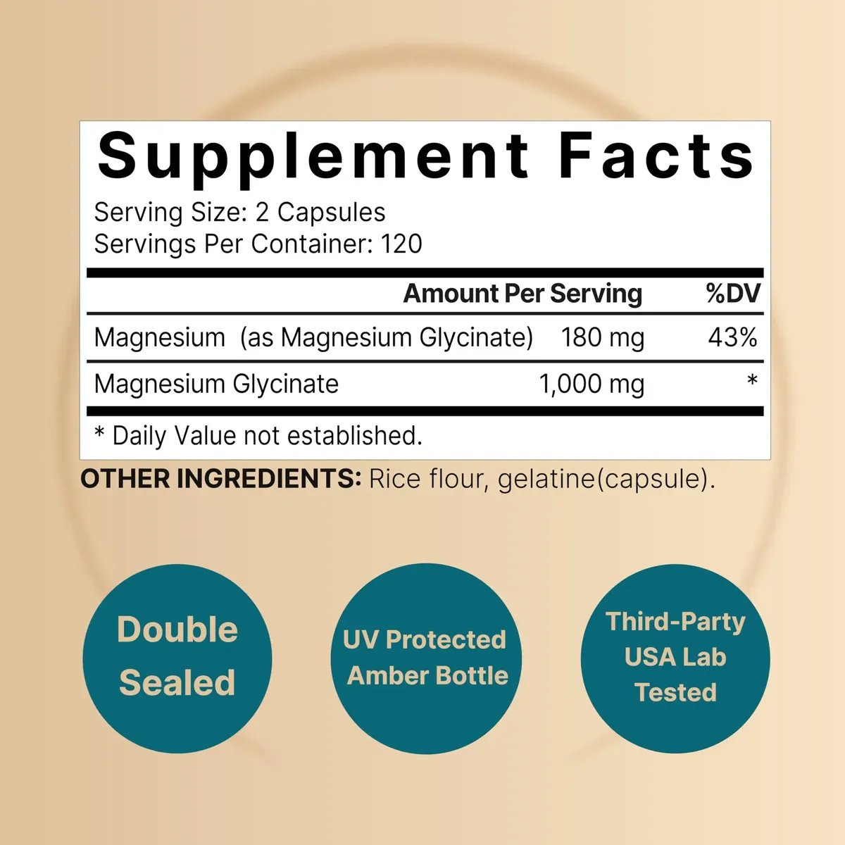 GLYCINATO DE MAGNESIO 1.000 MG X 240 CAPSULAS - NATUREBELL