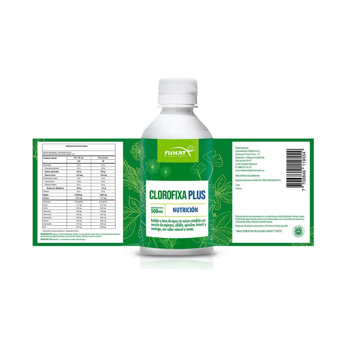 Clorofixa Plus 500 Ml - Fount