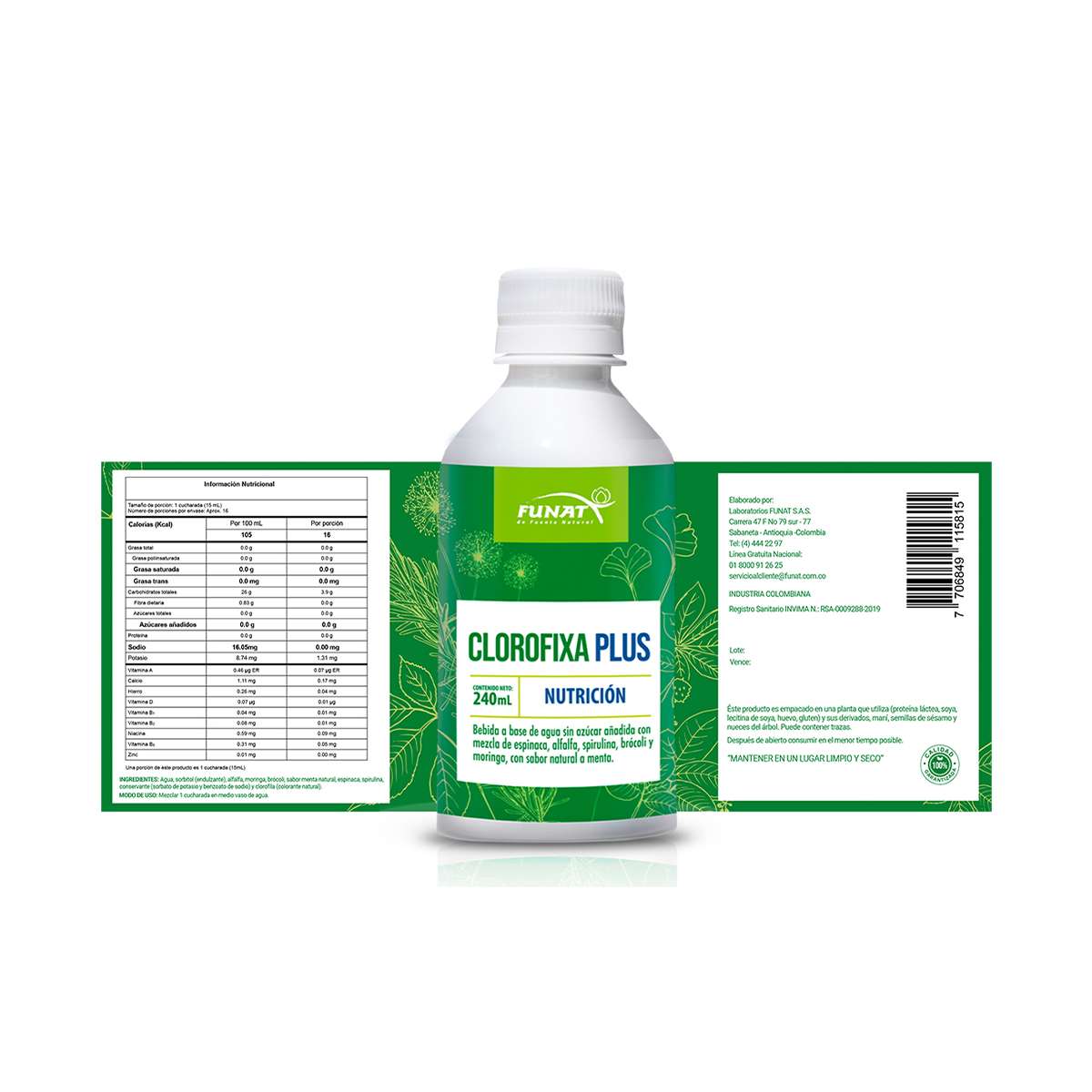Clorofixa Plus 240ml - Funat
