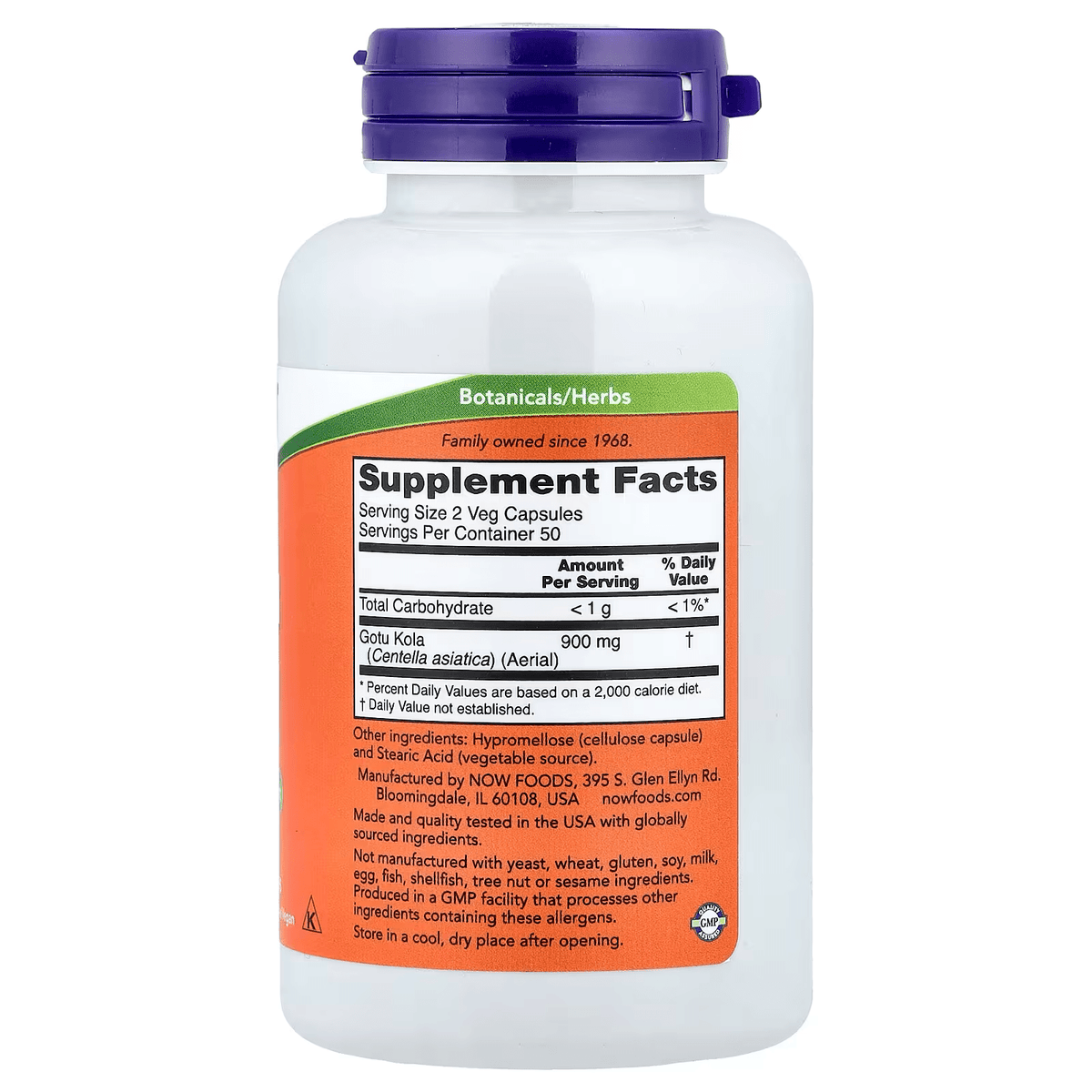 GOTU KOLA 450 MG - NOW