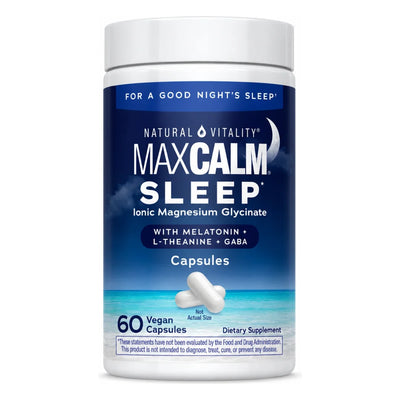 Magnesio Glycinato + Melatonina 60 caps Natural Vitality