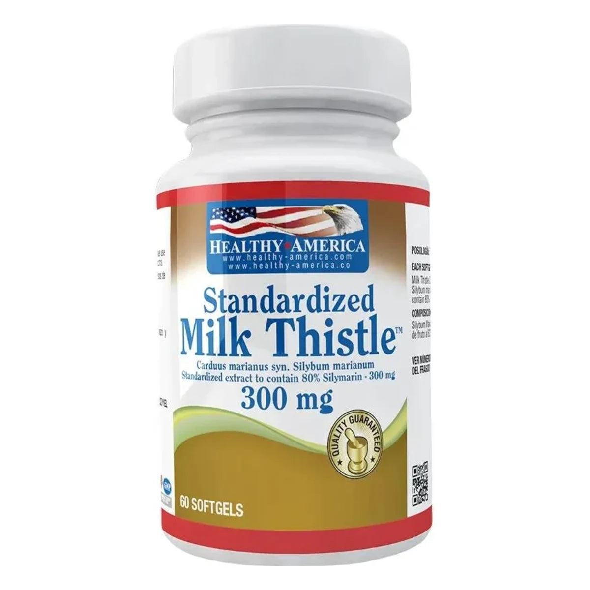 Milk Thistle™ 300 mg 90 softgels 80% Silymarin Healthy