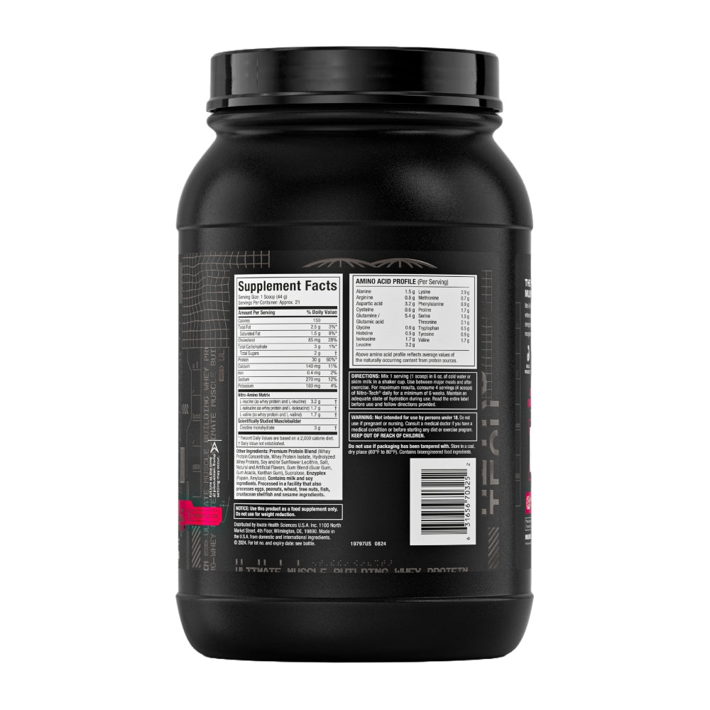 Nitro Tech 2 lb Cookies And Cream - MuscleTech