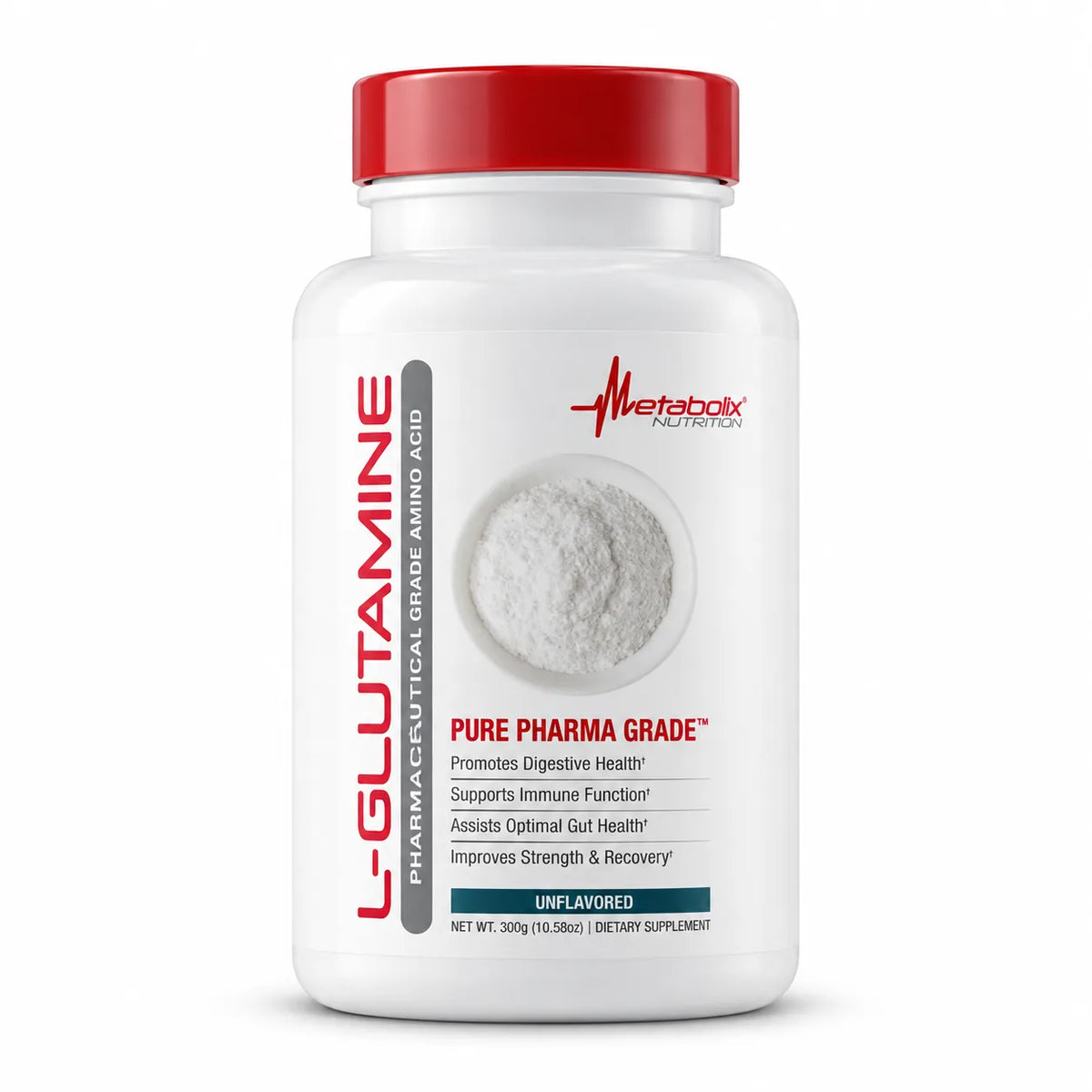 GLUTAMINA 300 G 60 SERV - METABOLIC NUTRITION