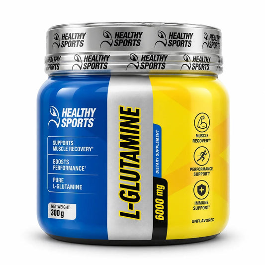 GLUTAMINA 6GR 60 SERV UNFLAVORED HEALTHY AMERICA