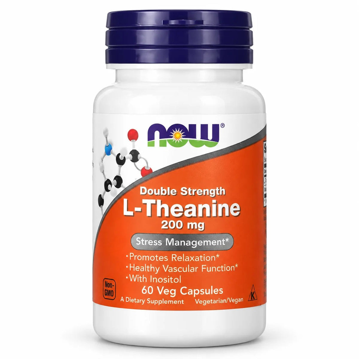 L-THEANINE TEANINA 200 MG - NOW FOODS
