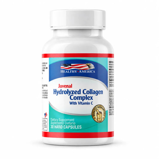 COLLAGEN HYDROLYZED WITH VITAMIN C 100 CAPSULES - HEALTHY AMERICA