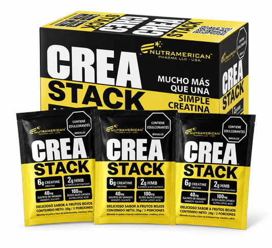 CREA STACK SACHET 500 G - NUTRAMERICAN PHARMA