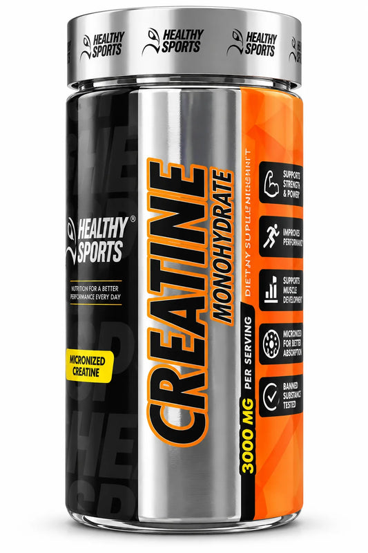 CREATINA MONOHIDRATADA 120 CÁPSULAS HEALTHY - HEALTHY SPORTS
