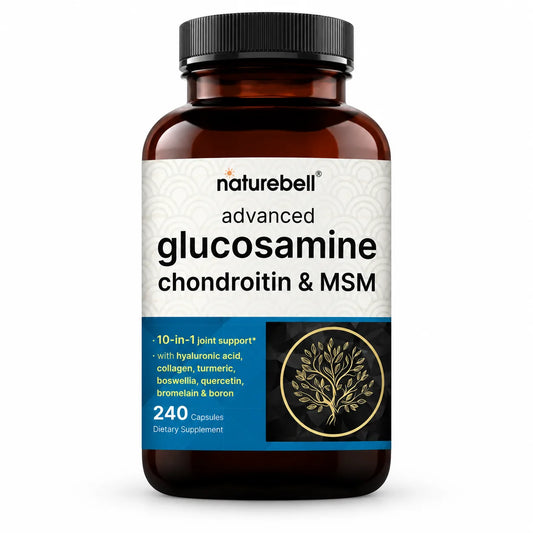 ADVANCED GLUCOSAMINE CHONDROITIN MSM 240 CAPSULES - NATUREBELL
