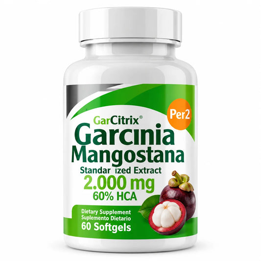 GARCINIA MANGOST 2 000 MG 60 SOFTGELS - GARCITRIX
