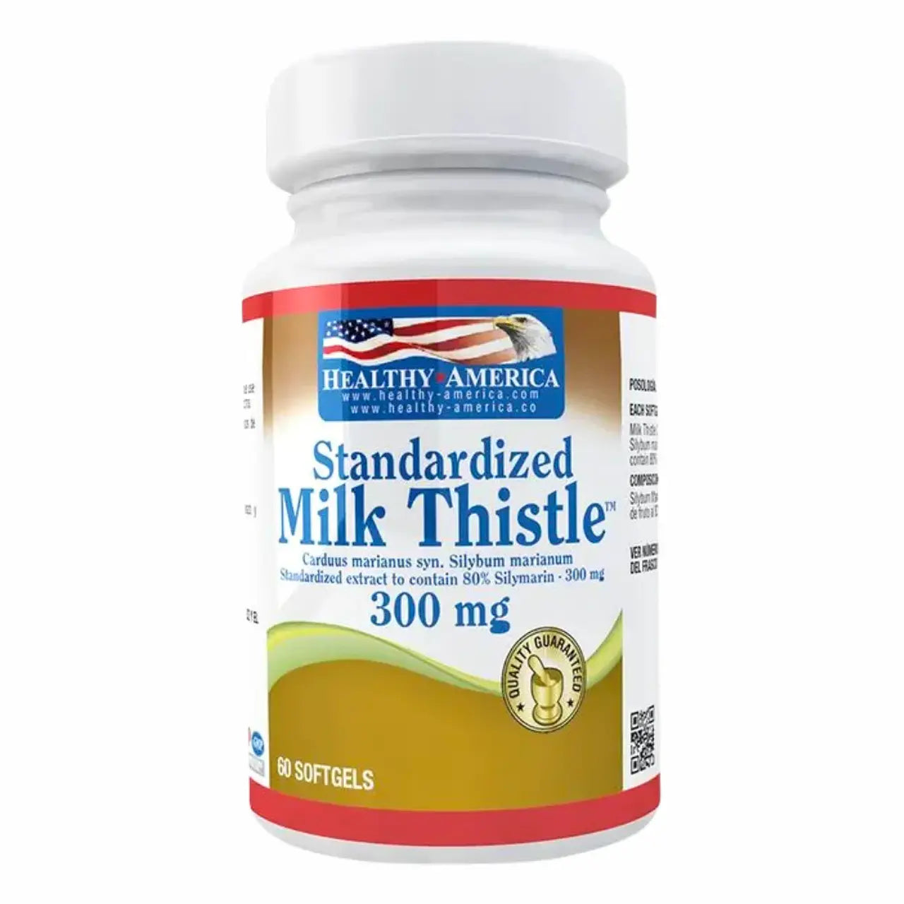 Milk Thistle 300 mg 60s - Healthy America