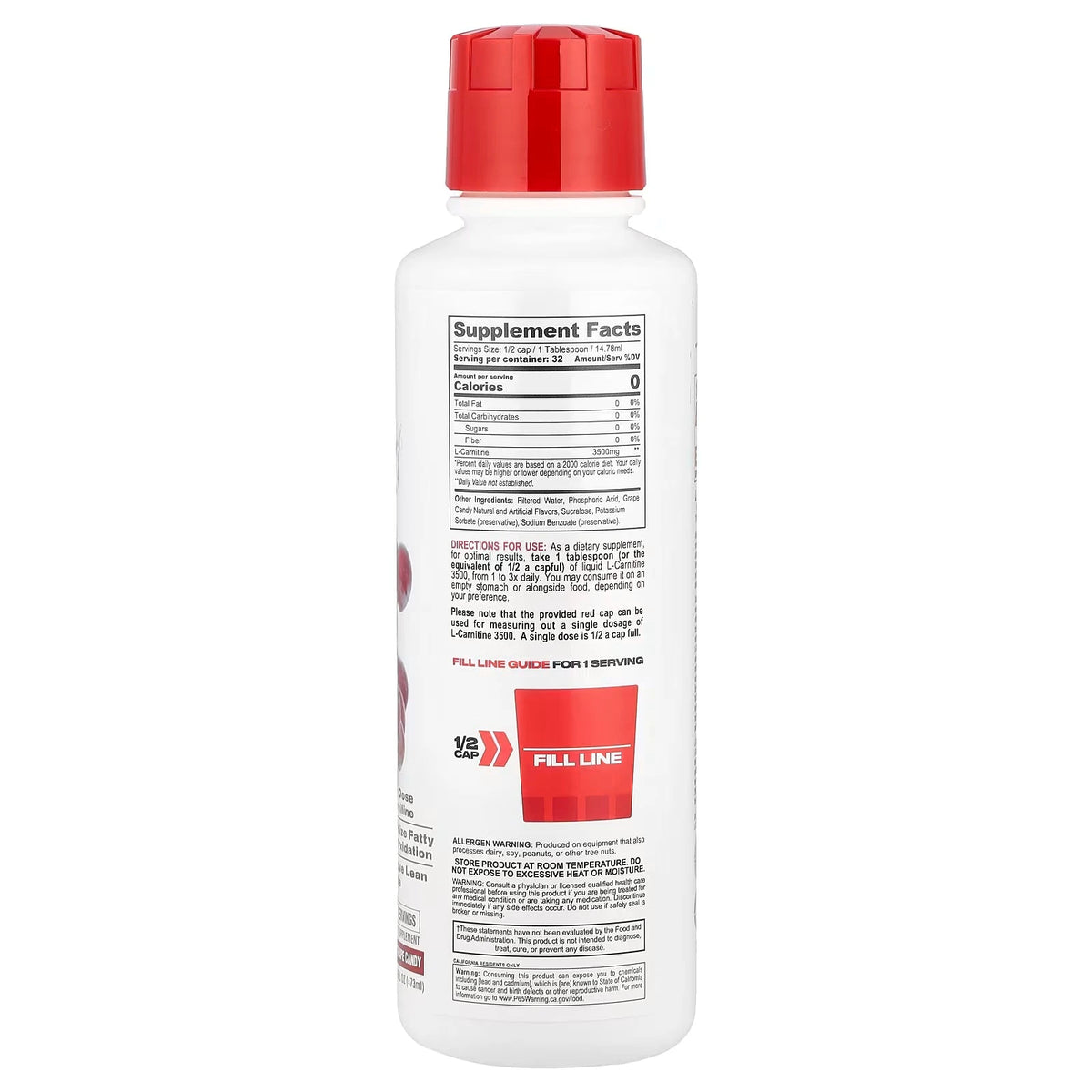 L Carnitina 3500 mg - Metabolic Nutrition