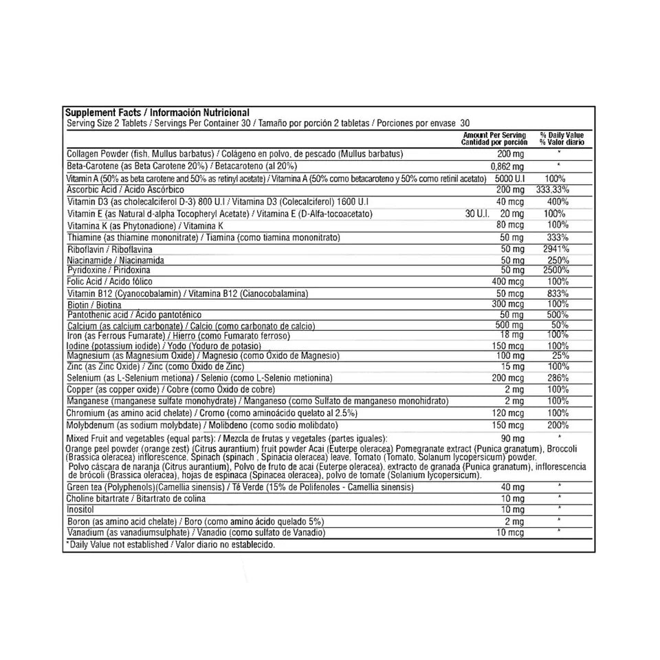 MEGA POWER MULTIVITAMINICO HEALTHY