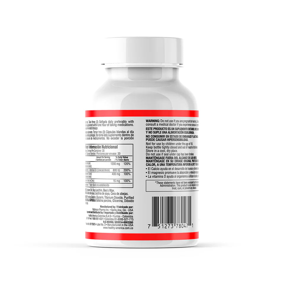 CAL MAG ZINC PLUS V D3 90S