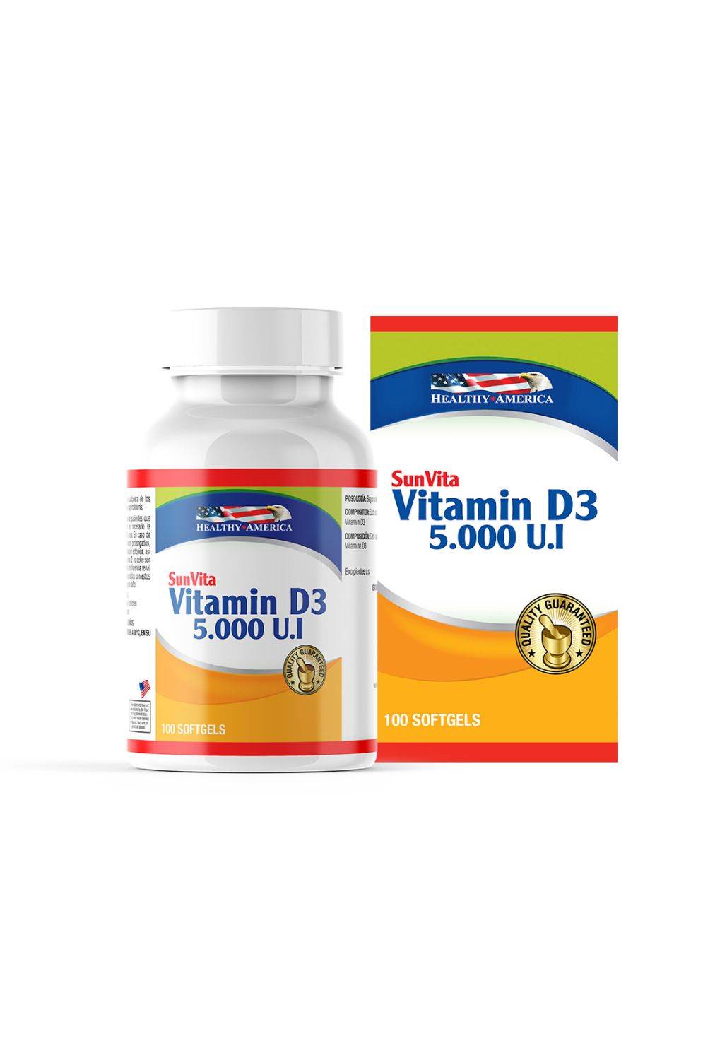 Vitamina D3 2000iu 100 Softgels