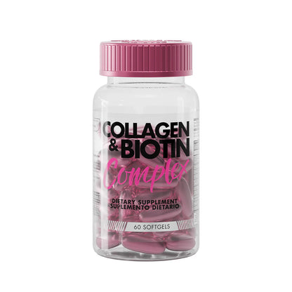 Colageno & Biotin Complex 60 soft gels - Healthy America