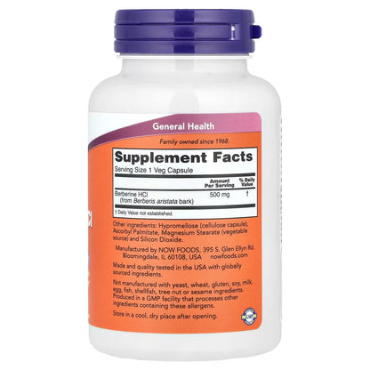 BERBERINA HCL 500 MG NOW