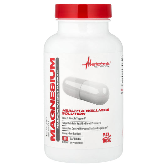 MAGNESIO METABOLIC 90 CÁPSULAS - METABOLIC NUTRITION