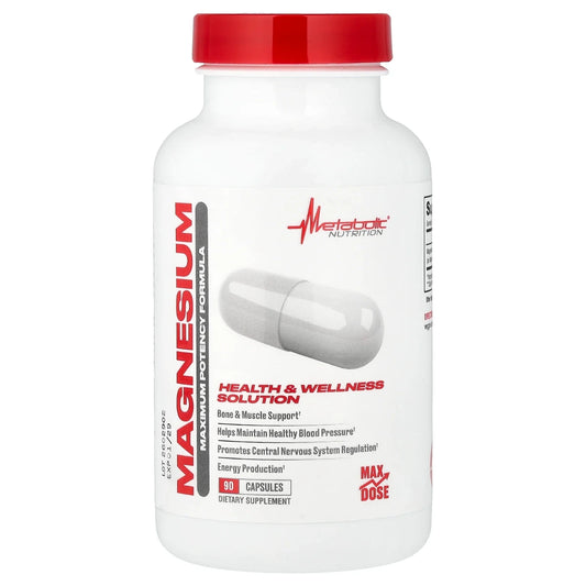 Magnesio Metabolic 90 cápsulas - Metabolic Nutrition