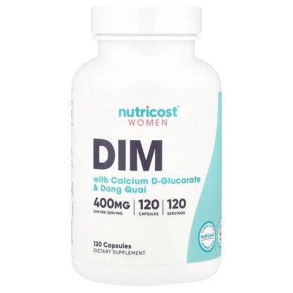 DIM 400 MG 120 CAPSULES NUTRICOST WOMEN