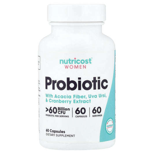 PROBIOTIC 60 BILLION CFU 60 CAPSULES NUTRICOST WOMEN