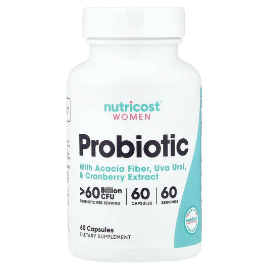 PROBIOTIC 60 BILLION CFU 60 CAPSULES NUTRICOST WOMEN