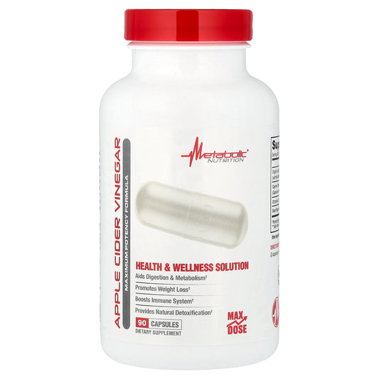 VINAGRE DE MANZANA - METABOLIC NUTRITION