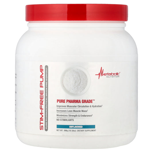 STIM FREE PRE-WORKOUT 300 GR 30 SERV METABOLIC