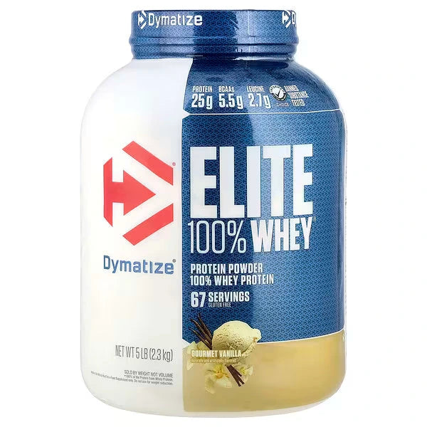 Elite Whey Gourmet Vainilla 5 lb - Dymatize