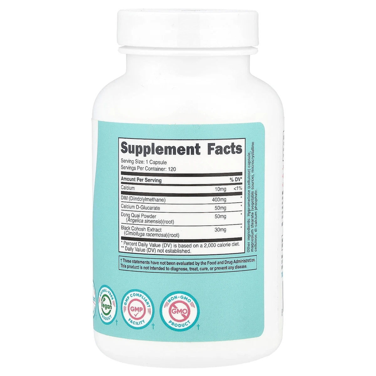 DIM 400 MG 120 CAPSULES NUTRICOST WOMEN